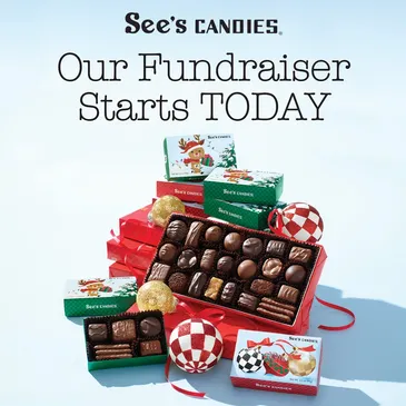 See’s Candies gift boxes featured in a fundraiser supporting Let Hope Grow’s mission to assist ALS patients and caregivers.