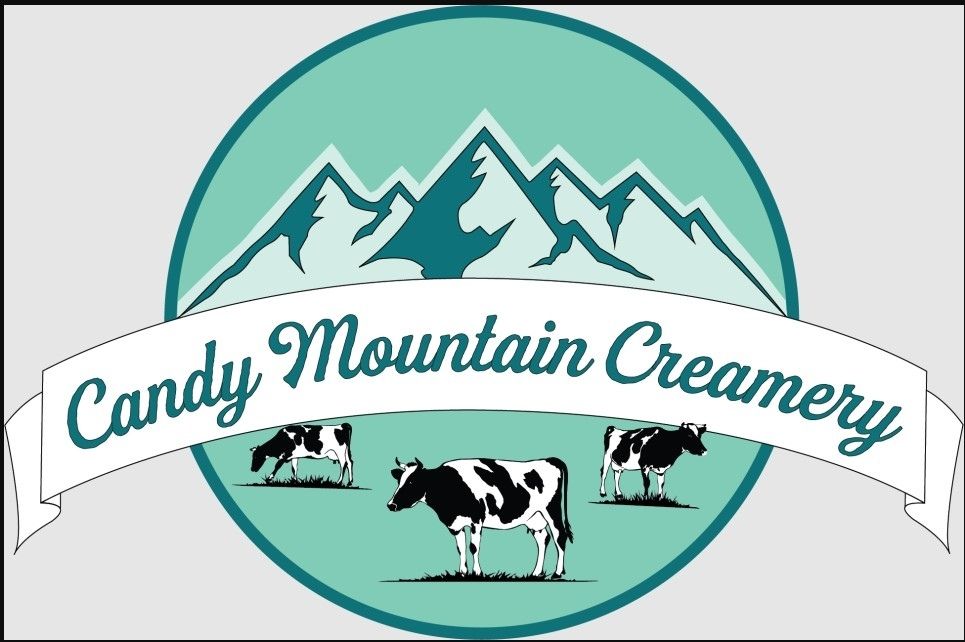 Candy Mountain Creamery official logo for local ALS fundraiser partnership in Dillsburg Pennsylvania.